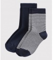 Dětské ponožky (modrá) - 2 páry