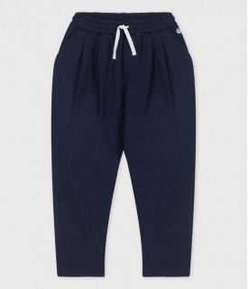 Chlapecké pohodlné kalhoty z úpletu (modrá)